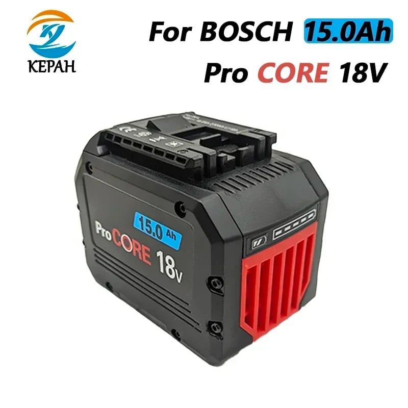Náhradní baterie ProCORE 15,0 Ah, vhodná pro 18V baterii pro nářadí Bosch BAT618 GBA18V BAT609 21700, vysoce výkonná 10C baterie BOSCH