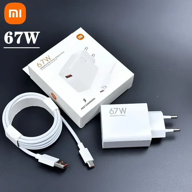 Originální rychlonabíječka Xiaomi 67W s výkonem 67W pro Mi 14 13T 12T 13 Ultra Pro Redmi Note 12 11 13 Pro Poco X5 F5 Pro s USB-C kabelem