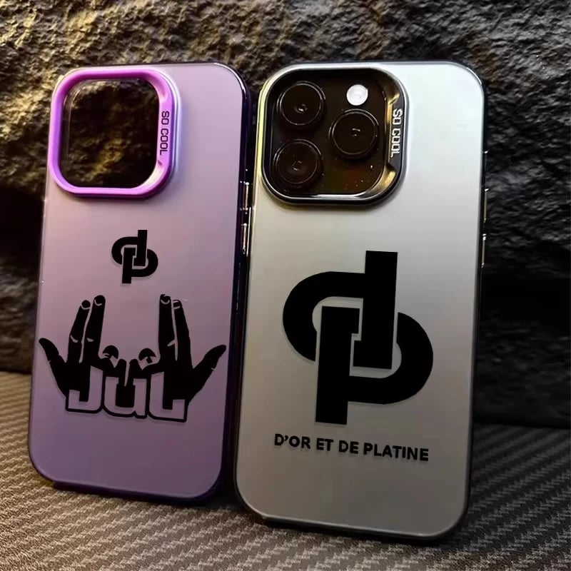 Pouzdro Rapper JuL C'est Pas Des Lol pro iPhone 17 16 15 14 13 12 11 Pro Max XS X XR 8 7 Plus nárazuvzdorné matné pokovení