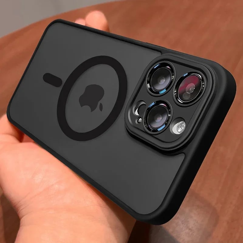 Magnetický luxusní matný průsvitný nárazuvzdorný kryt pro iPhone 16 15 14 13 12 17 Pro Max Plus MagSafe bezdrátové nabíjení