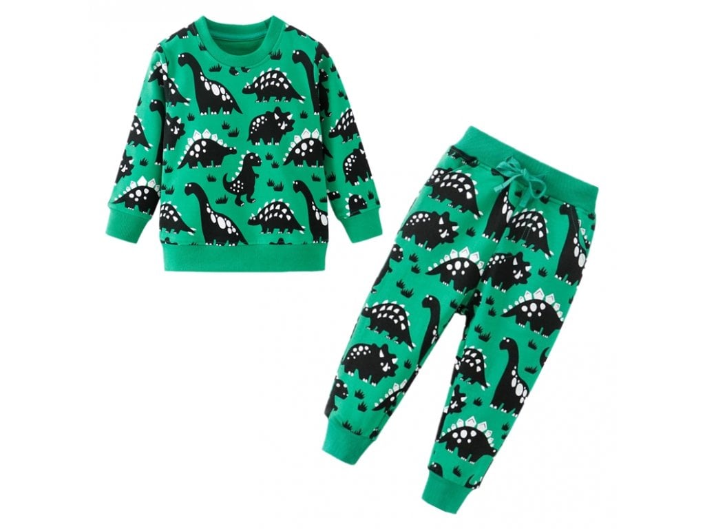 Dětský set mikina a tepláky dinosaurus