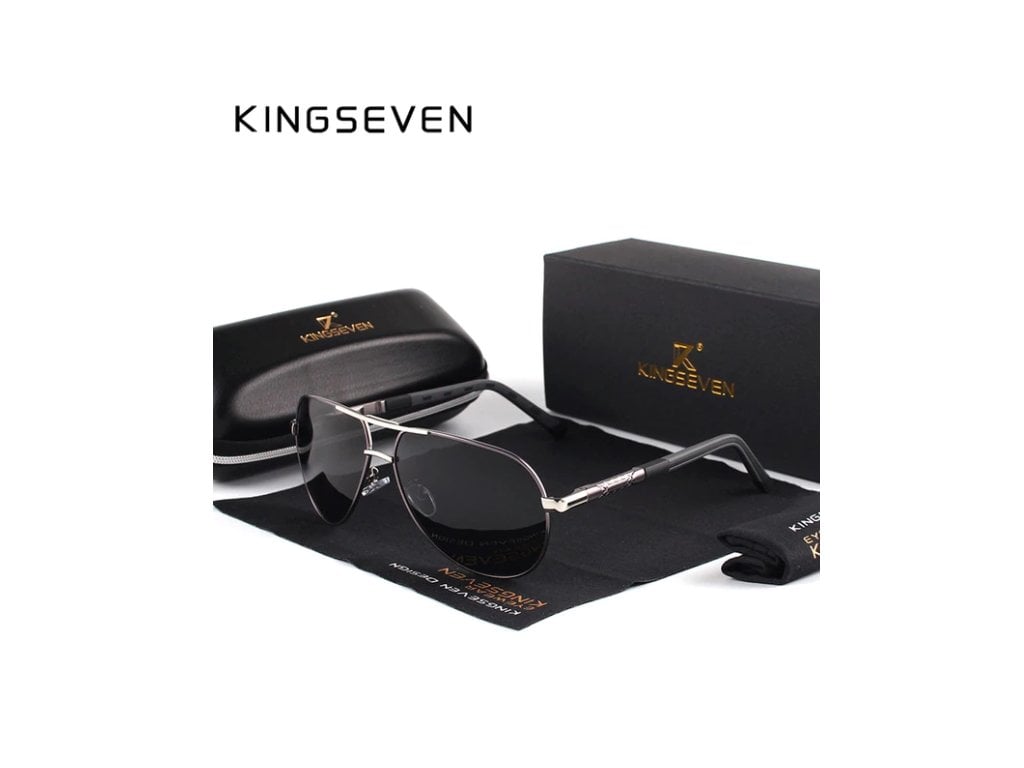 Kvalitní Sluneční brýle KINGSEVEN černé