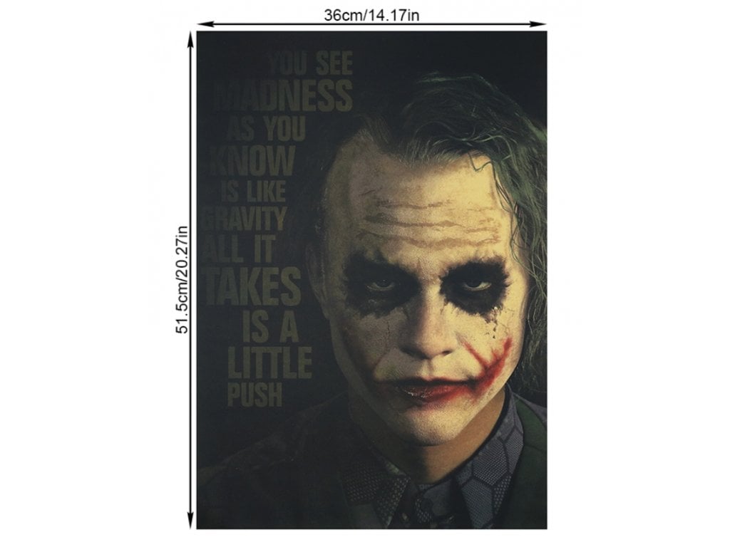 Plakát Joker black