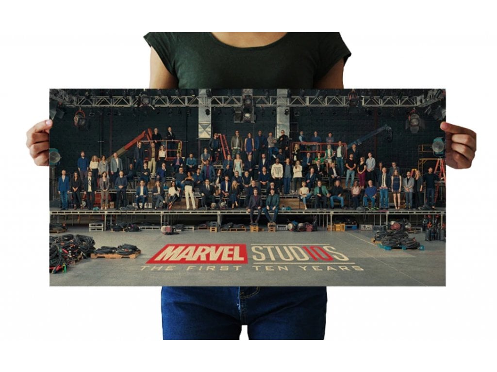 Plakát Marvel 10 výročí