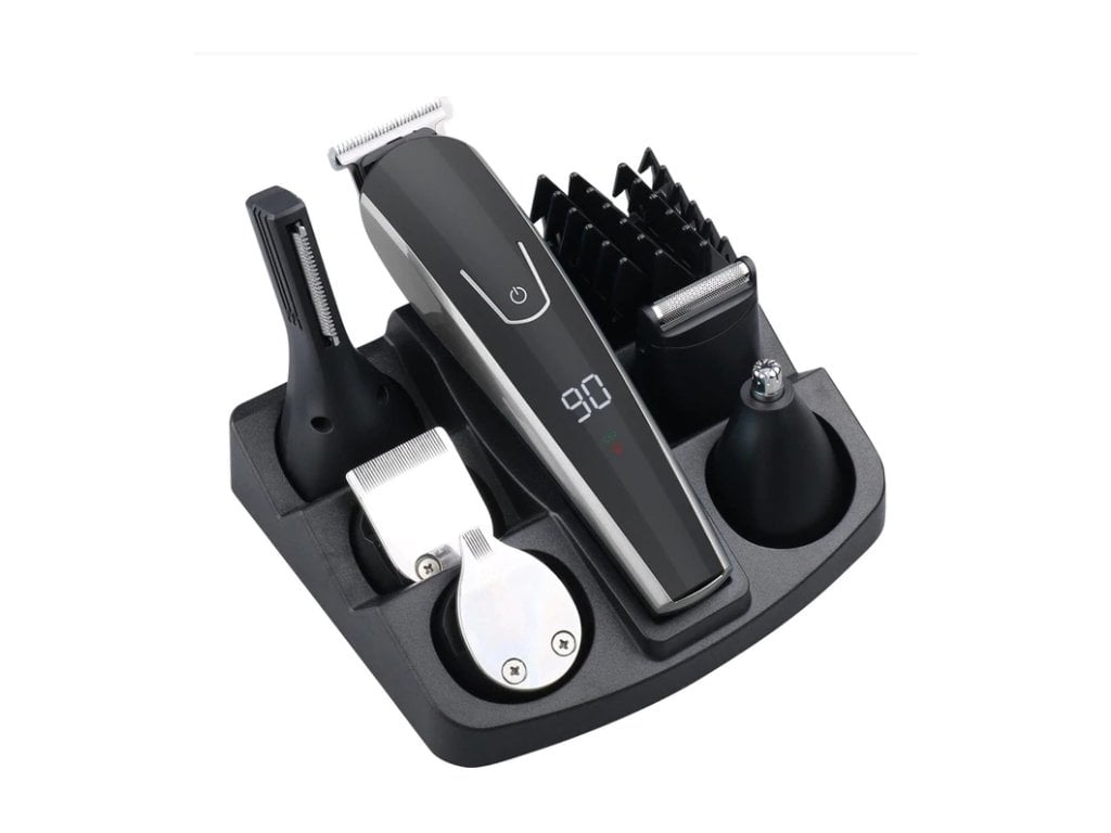 Strojek na vlasy 11 funkcí šedý