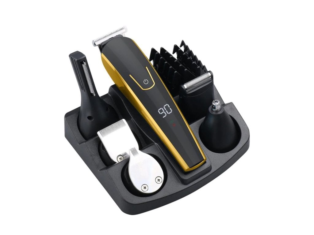 Strojek na vlasy 11 funkcí zlatý