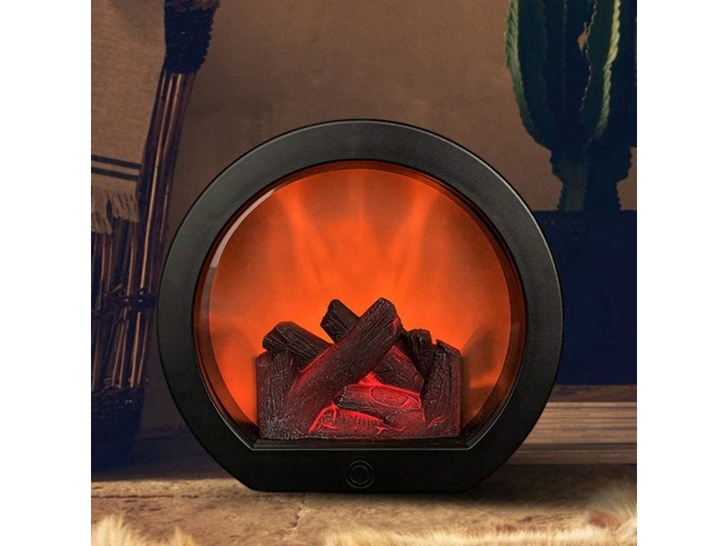 Venkovní stolní krb Realistický LED krb Lucerna