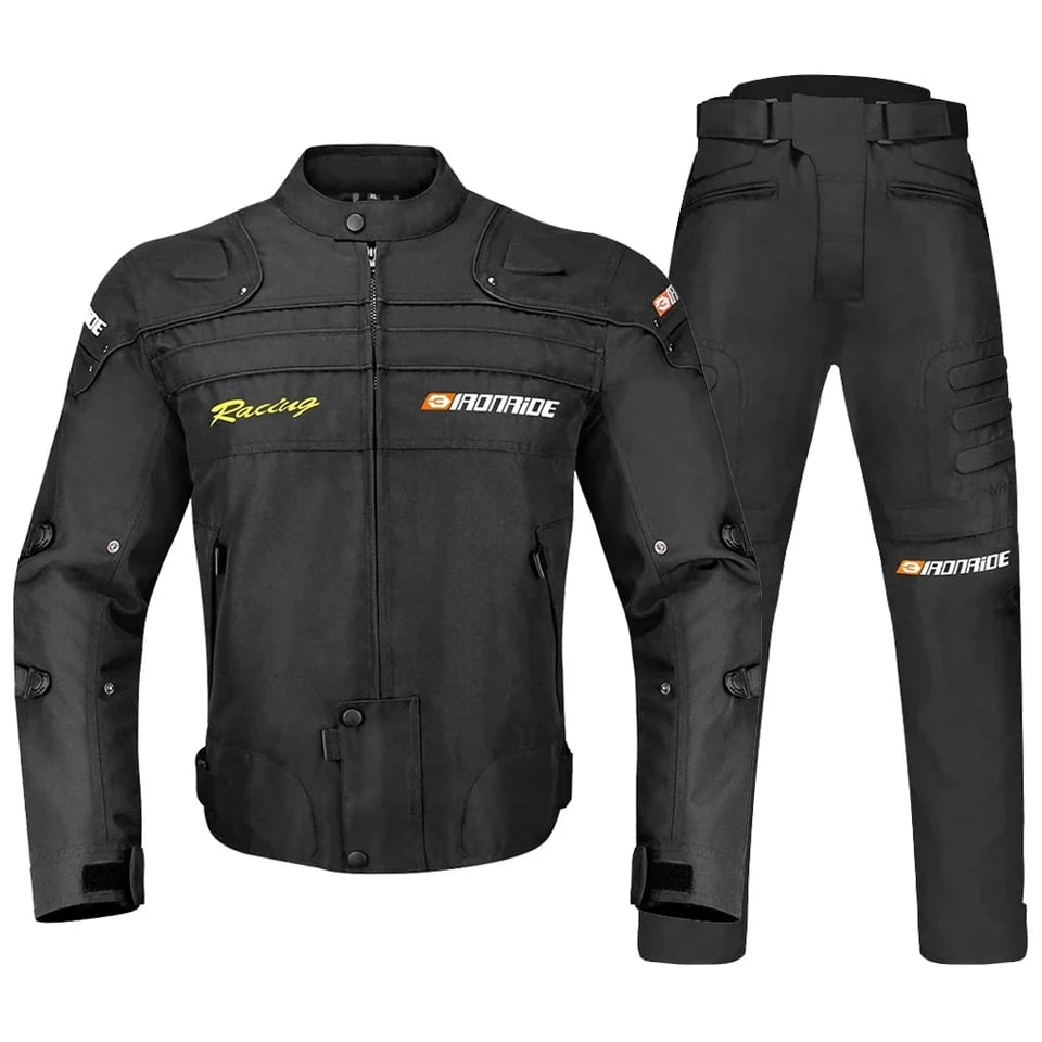 Pánská motocyklová bunda s ochranným vybavením - motokrosový závodní kabát pro bezpečnou jízdu