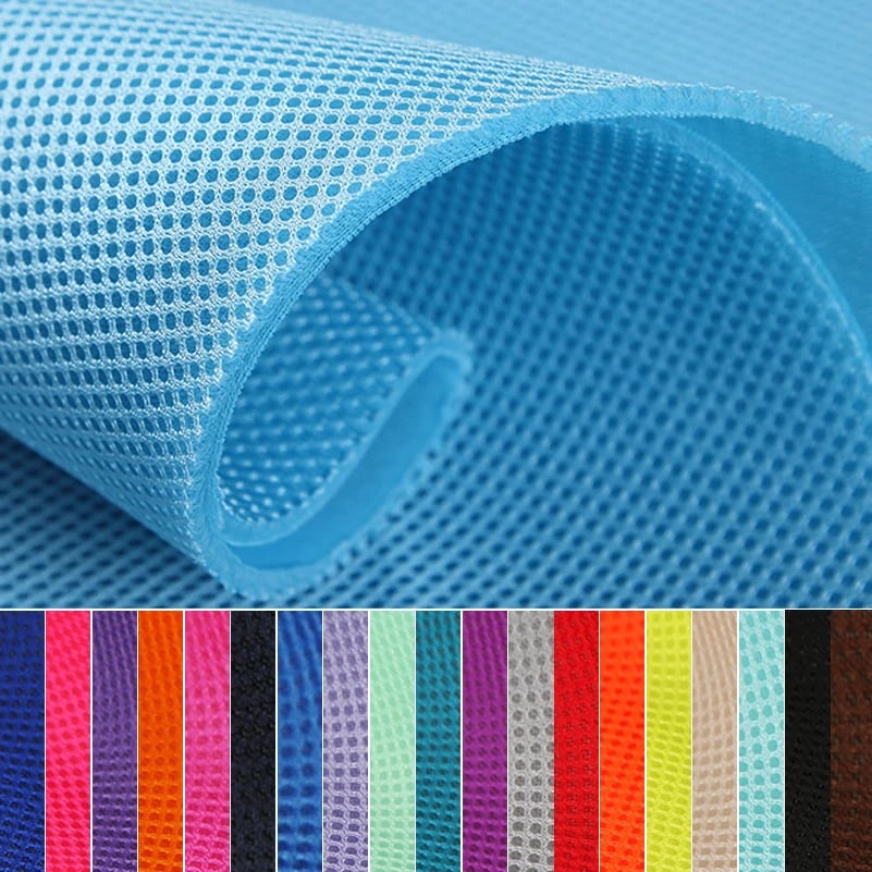 3D síťovaná tkanina prodyšná čalouněná látka pro proudění vzduchu, DIY řemeslná látka v metru