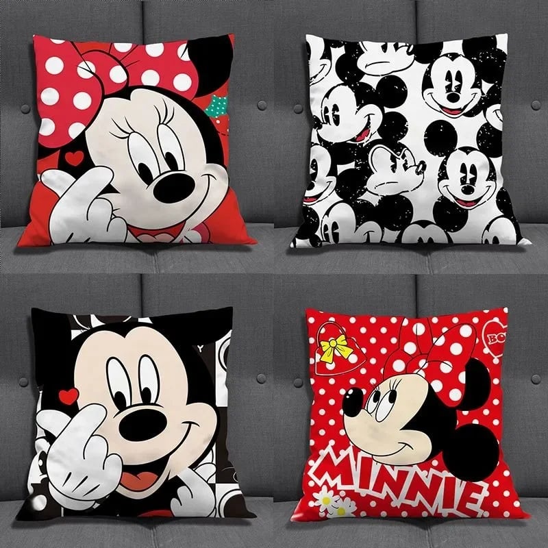 Povlak na polštář s kresleným Mickey Mousem, povlak na polštář ... pro dětský pokoj, pohovku, domácí dekorace, dárek
