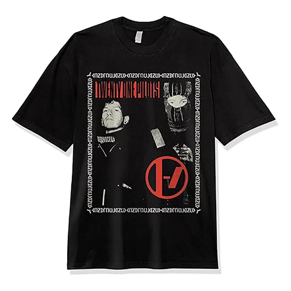 Prémiové bavlněné streetwear tričko - vintage grafické tričko s potiskem pro muže - ve stylu hudební kapely