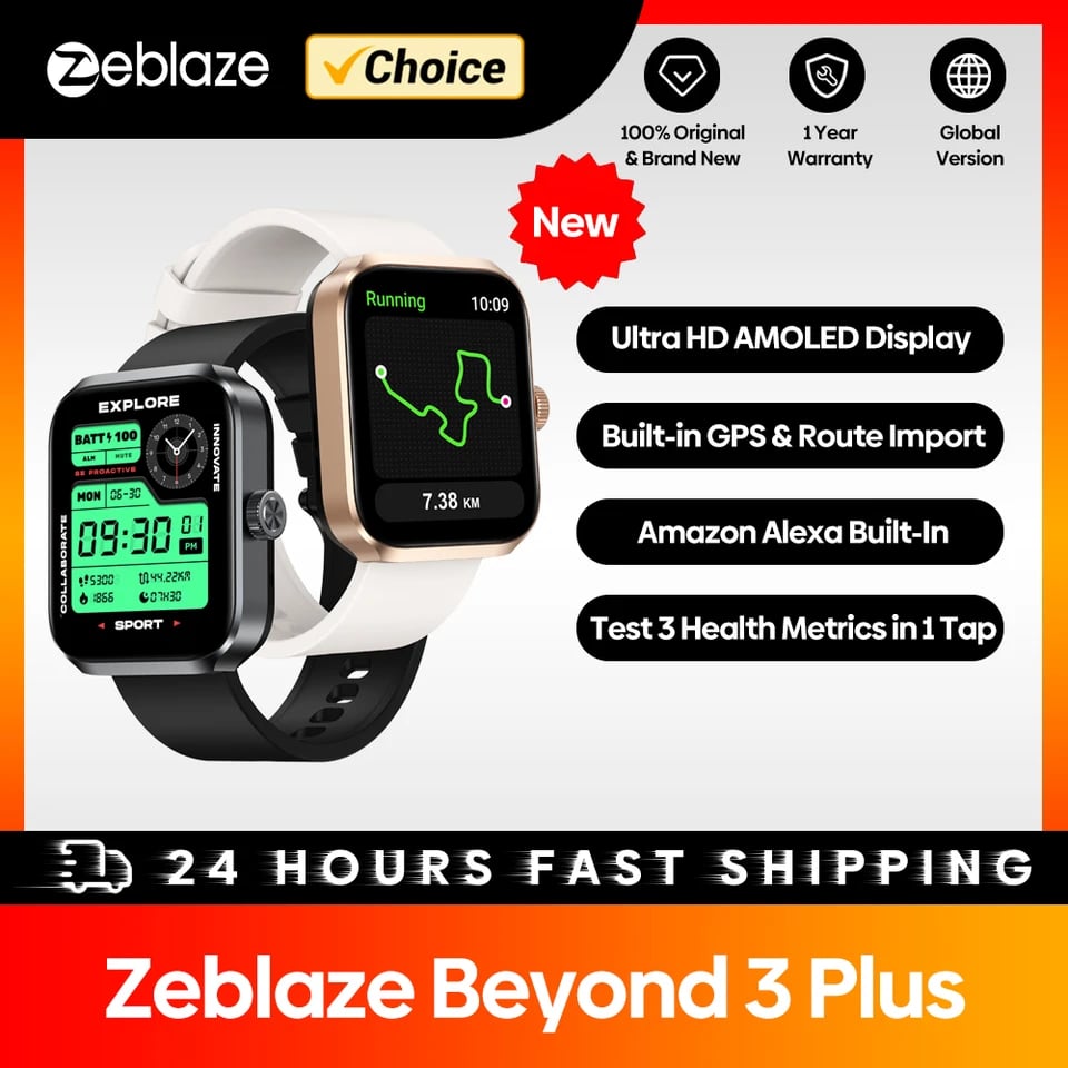 GPS Chytré hodinky 1,78 AMOLED displej Hlasový asistent Telefonní hovory 3ATM Voděodolné Fitness Tracker