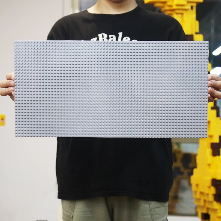 32x64 Jednovrstvá stavební bloková základní deska DIY montáž na zeď kompatibilní hračka dárek k narozeninám