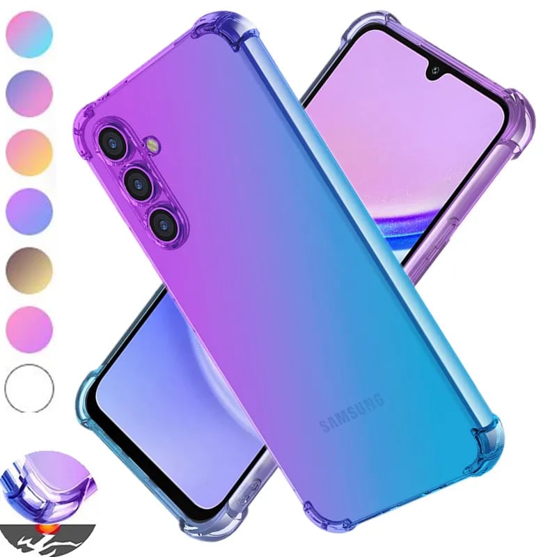 Nárazuvzdorné TPU pouzdro na telefon pro Galaxy A06 A16 A26 A36 A56 A25 A15 A35 A55 A05 A34 A54 5G kryt