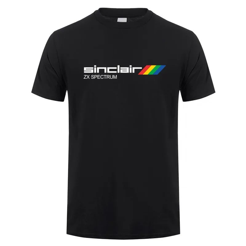 Pánské bavlněné tričko ZX Spectrum retro gaming krátký rukáv letní top