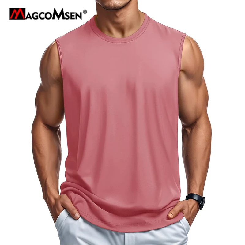 Pánské bavlněné sportovní tílko - lehké tričko pro fitko a letní aktivity