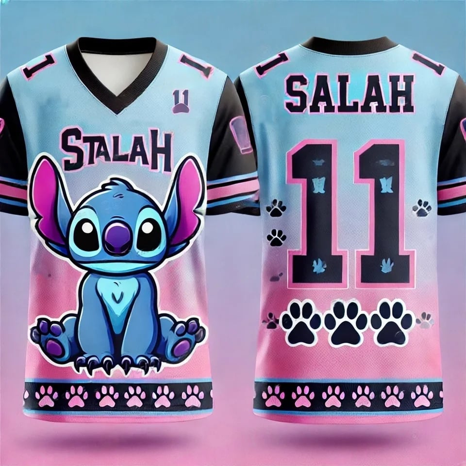 3D tištěný fotbalový dres č.11 SALAH - prodyšné sportovní tričko pro muže i ženy