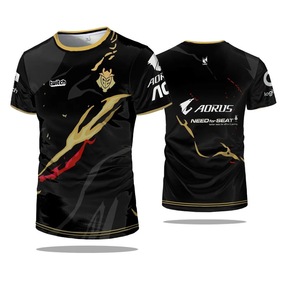 Herní tričko pro muže CS GO LOL esport dres tréninkové oblečení 2024