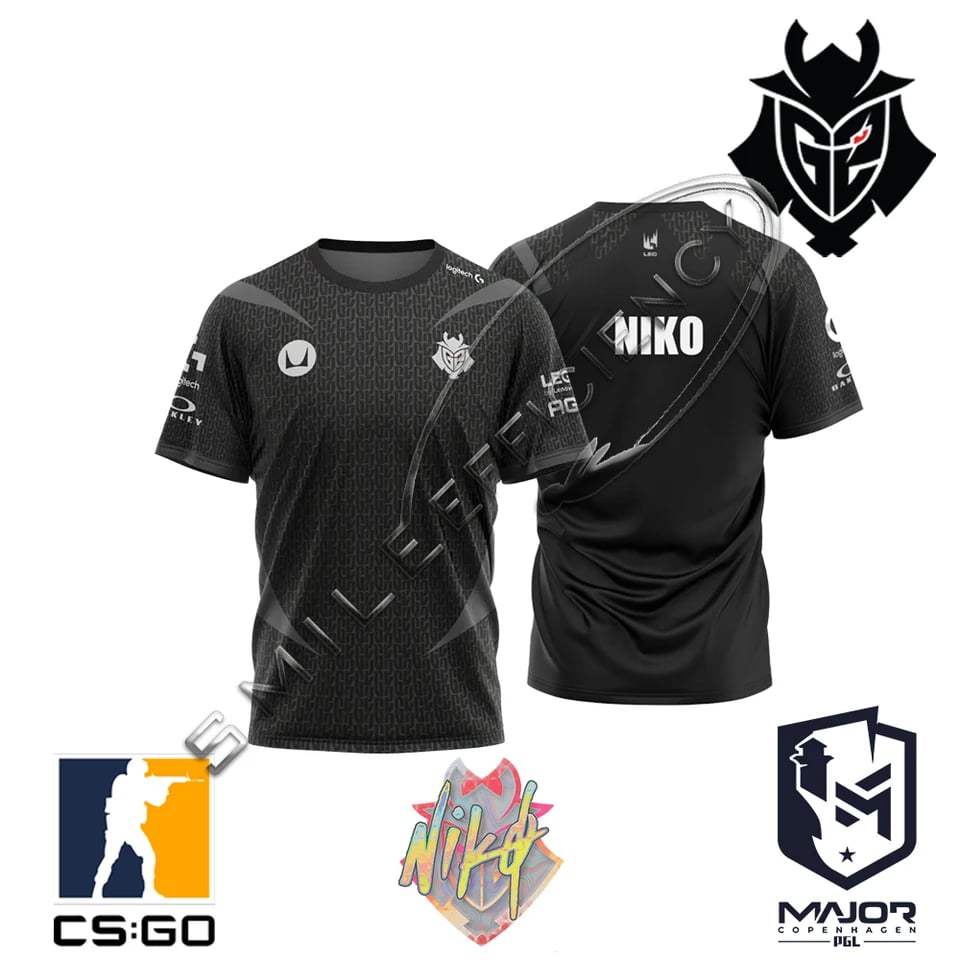 Pánské herní tričko s krátkým rukávem CS:GO sport dres prodyšné bavlněné top 2024
