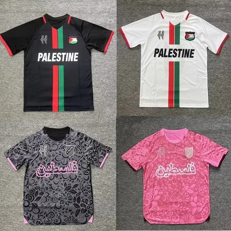 Palestinský fotbalový dres 3D tisk národní znak letní sportovní tričko unisex volný střih