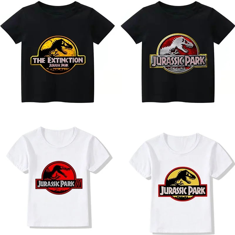 Dětské tričko s dinosaurem Jurský park - letní móda pro kluky a holky 1-9 let