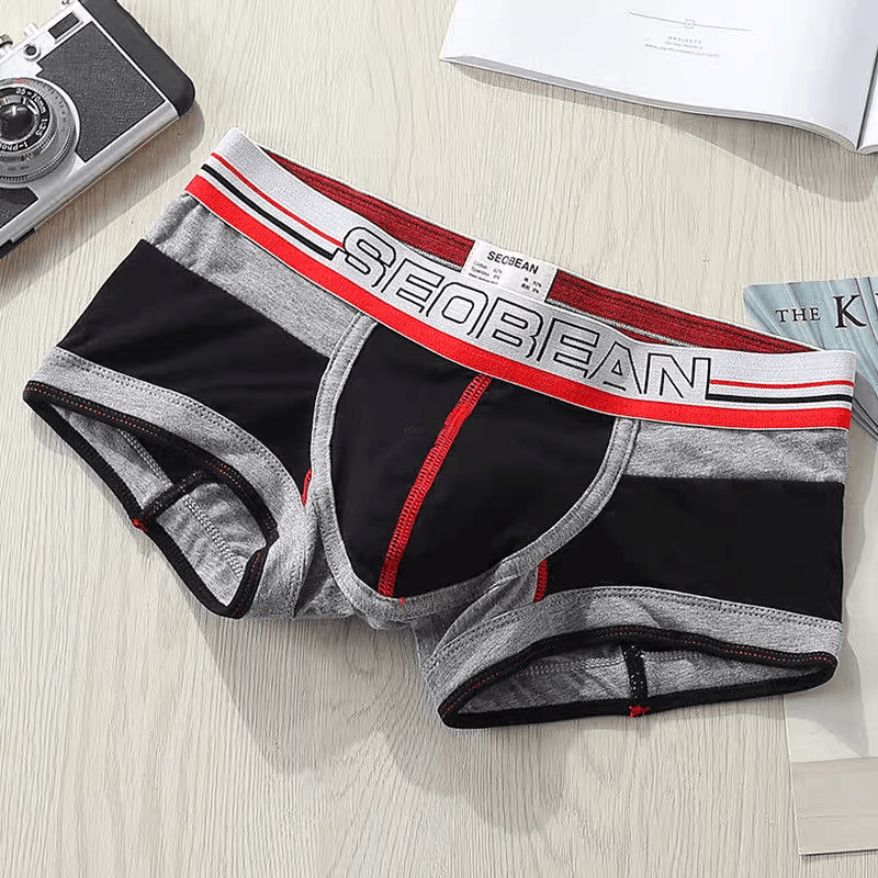 Pánské bavlněné vintage boxerky nízký střih 3 barevné varianty pohodlné prádlo