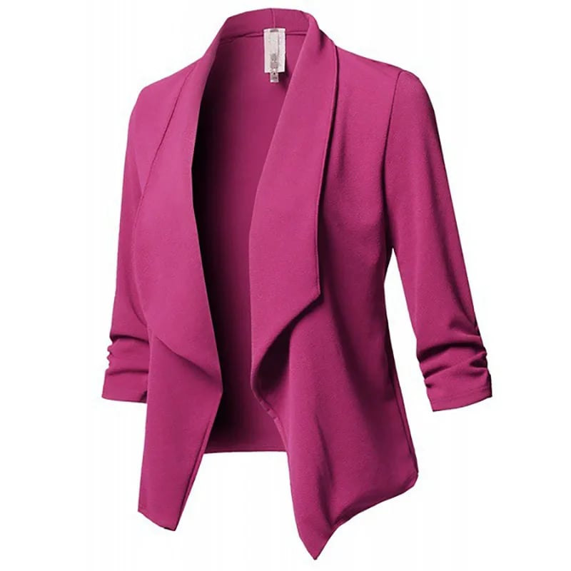 Dámské elegantní sako slim fit - módní jarní bunda v nadčasovém střihu