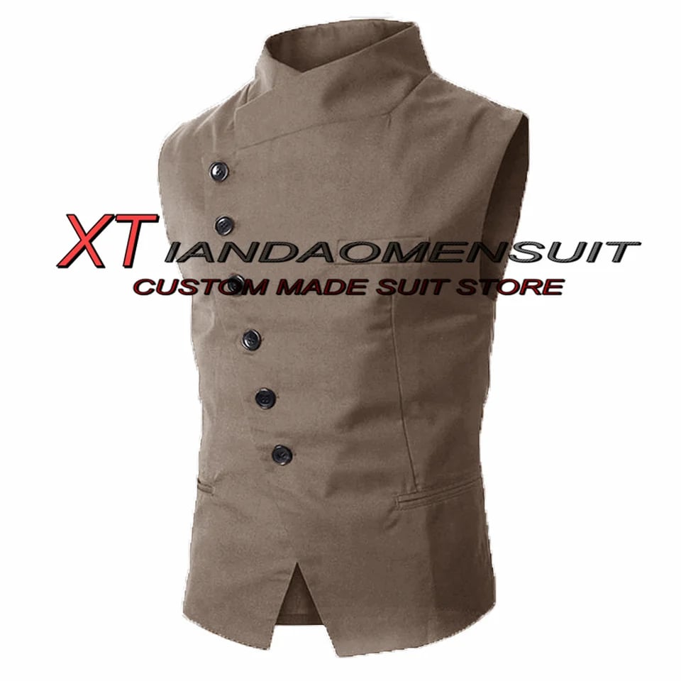 Pánská vesta Steampunk slim fit - elegantní společenský oděv pro svatbu a formální událost