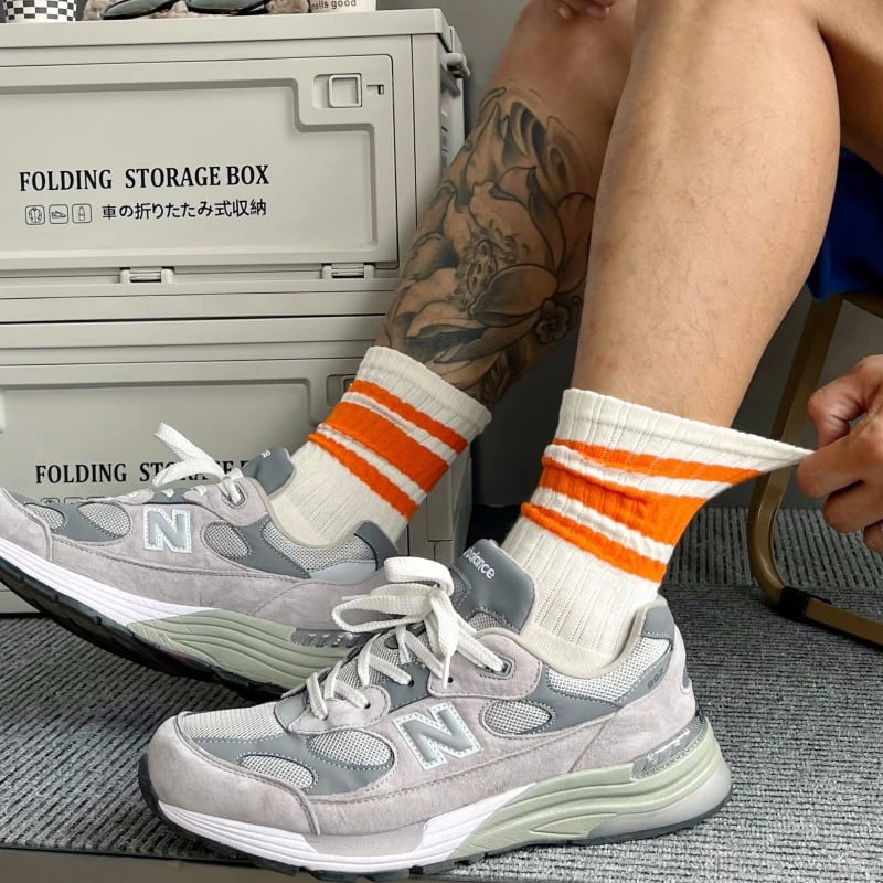 Pánské bavlněné ponožky sportovní a volnočasové | Sada 4 párů | Prodyšné crew