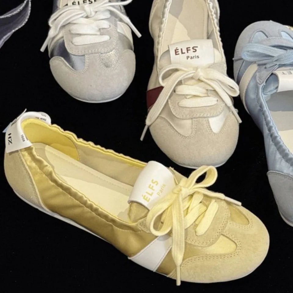 Dámské boty loafers tenisky casual plátěné šněrovací letní prodyšné pohodlné