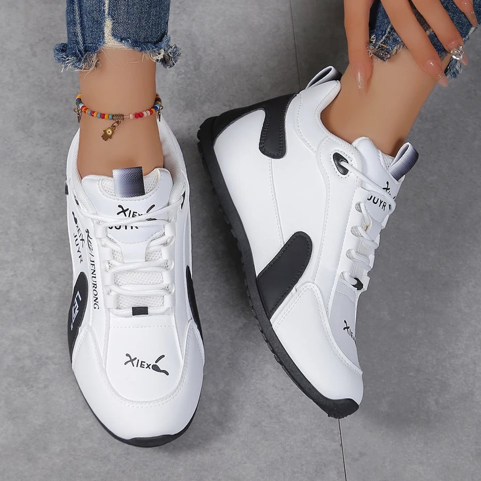 Dámské pohodlné šněrovací tenisky pro procházky a běh outdoor na jaře i na podzim