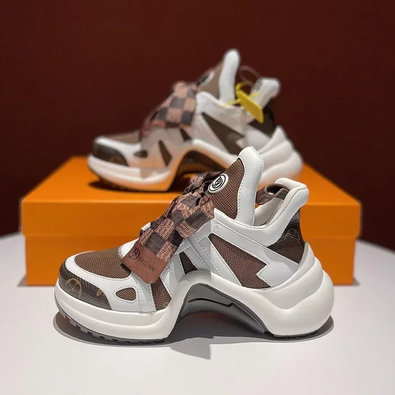 Dámské platformové tenisky stylové a pohodlné pro běhání a chůzi