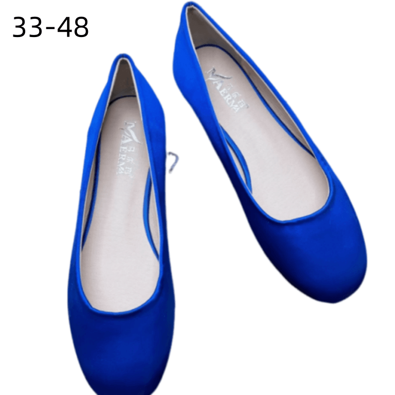 Baleríny pro ženy kulatá špička slip on široký střih tichý došlap velikosti 33 46 48