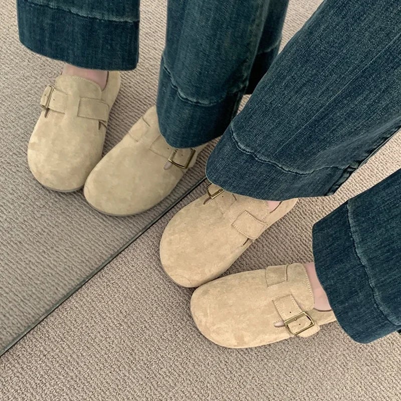 Dámské tenisky ploché bosé slip on kulatá špička pohodlné stylové retro 2025 novinka